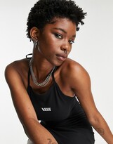 Thumbnail for your product : Vans Logo halterneck dress in black Exclusive at ASOS