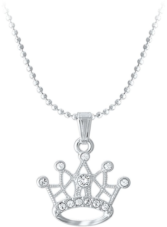Disney Princess Crown Swarovski Crystal Necklace - ShopStyle