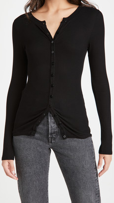 Black silk cardigan Clearance