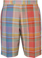 Thumbnail for your product : Thom Browne Checked Wool Shorts
