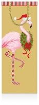 Thumbnail for your product : Caspari Christmas Flamingo Bottle Gift Bag