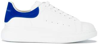 Alexander McQueen White Blue Oversized Sole Sneakers