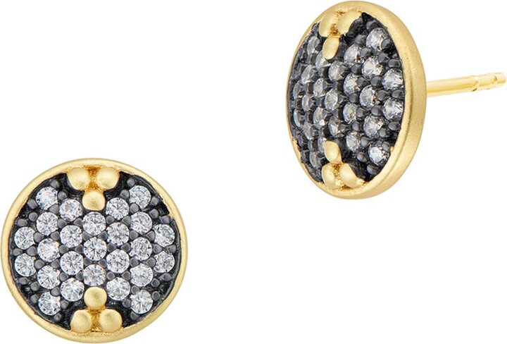 Pave Disc Earrings | Shop the world's largest collection of fashion 