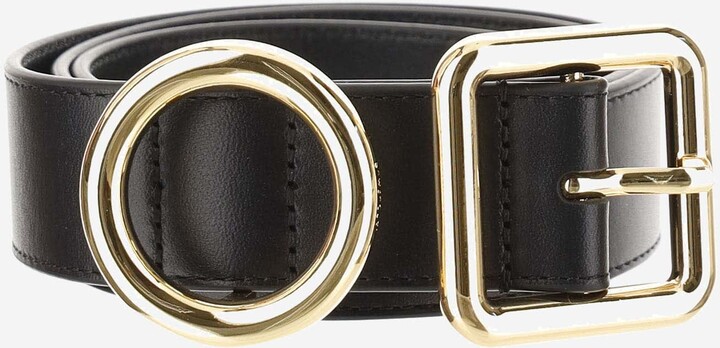 【関税＆送料込み】Jacquemus Square Circle Belt Jacquemus Square Circle Belt schwarz | Dünner Gürtel