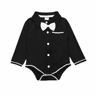 ClodeEU Baby Christmas Outfit,Infant Baby Boy Girl Christmas Letter Bodysuit Romper+Cartoon Pants+Hat Outfits 0-18 Months