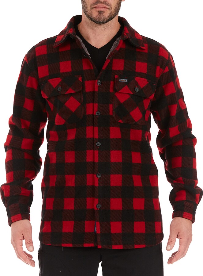 red black plaid jacket