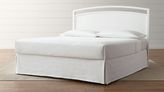 Thumbnail for your product : Crate & Barrel Arch White King Headboard