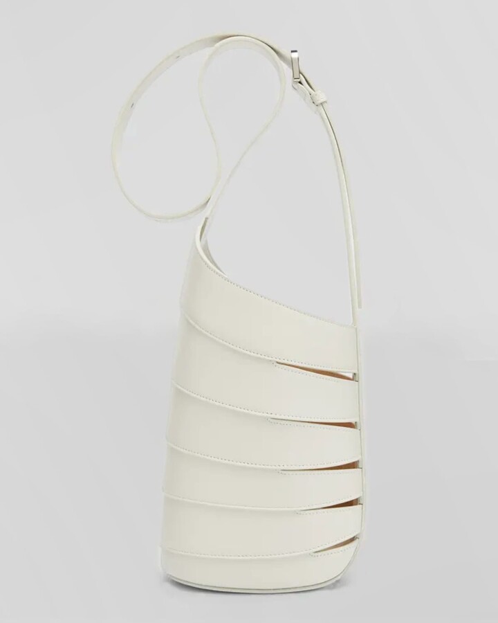 Alaia Babel Small Cutout Leather Hobo Bag ShopStyle