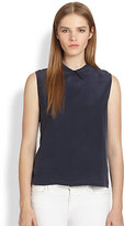 Thumbnail for your product : Equipment Elliot Silk Button-Back Top