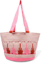 Thumbnail for your product : Sophie Anderson Hoya Woven Tote - Pink