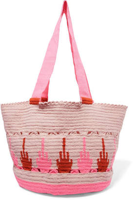 Sophie Anderson Hoya Woven Tote - Pink