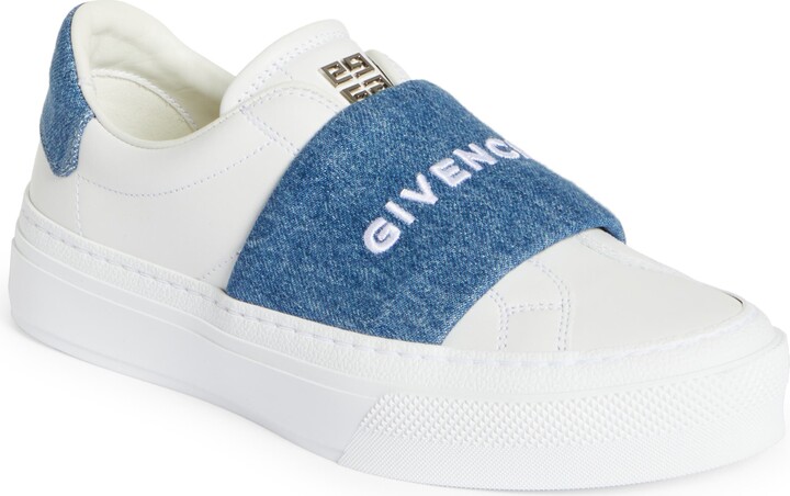 Givenchy | Urban street white logo sneakers | Savannahs
