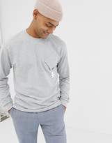 Thumbnail for your product : N. Rip Dip RIPNDIP Hang In There Long Sleeve T-Shirt In Gray