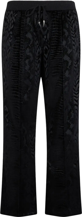 Roberto Cavalli Animal-Print Track Pants