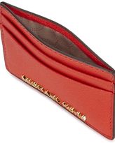 Thumbnail for your product : Michael Kors Jet Set tomato red leather card holder