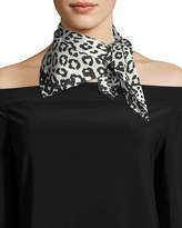 Thumbnail for your product : Marc Jacobs Leopard-Print Silk Square Scarf