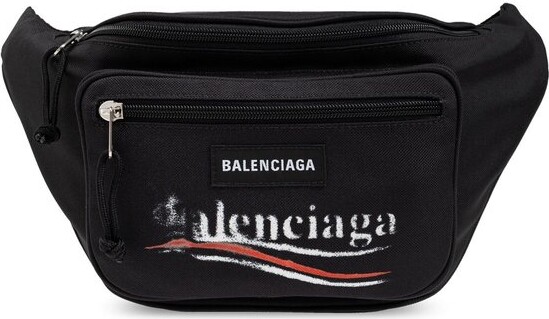 Balenciaga Logo-Patch Belt Bag - ShopStyle