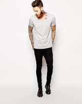 Thumbnail for your product : ASOS T-Shirt With Bound Scoop Neck