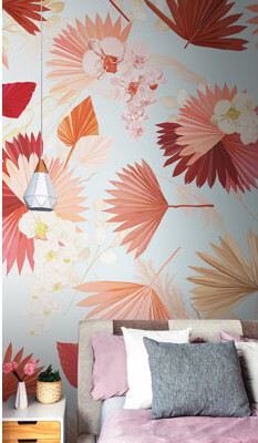 wallpaew Funky Decor Mural Floral Wallpaper