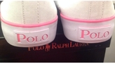 Thumbnail for your product : Polo Ralph Lauren White Cloth Trainers