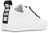 Thumbnail for your product : MSGM Nappa Leather Sneakers W/ Velvet Laces