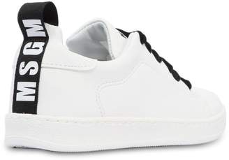 MSGM Nappa Leather Sneakers W/ Velvet Laces