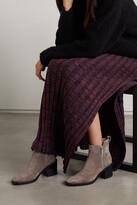 Thumbnail for your product : 3.1 Phillip Lim + Net Sustain Alexa Suede Ankle Boots - Gray - IT36