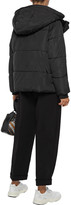 Thumbnail for your product : DKNY Faux Fur-trimmed Quilted Shell Hooded Jacket
