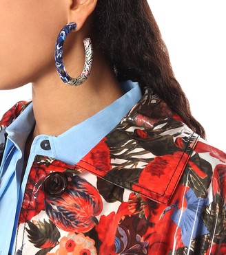 Lele Sadoughi Oversized Broadway Hoop earrings