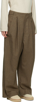 LAUREN MANOOGIAN Brown Field Trousers