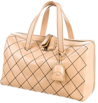 Chanel Surpique Large Bowler Bag