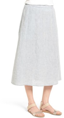 Eileen Fisher Women's Organic Linen Midi Skirt