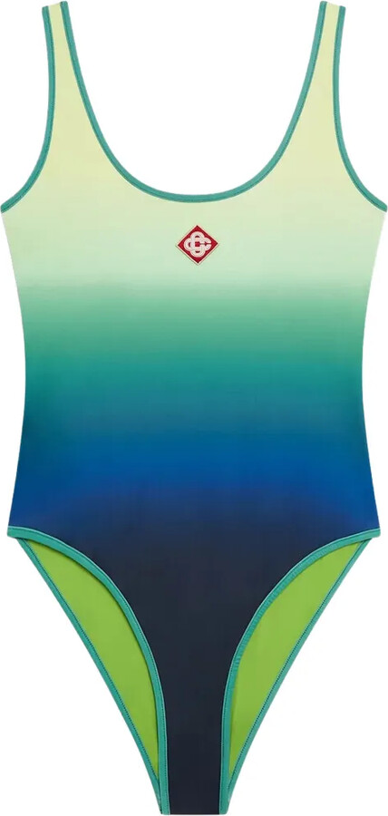 Casablanca Gradient-Printed Swimsuit
