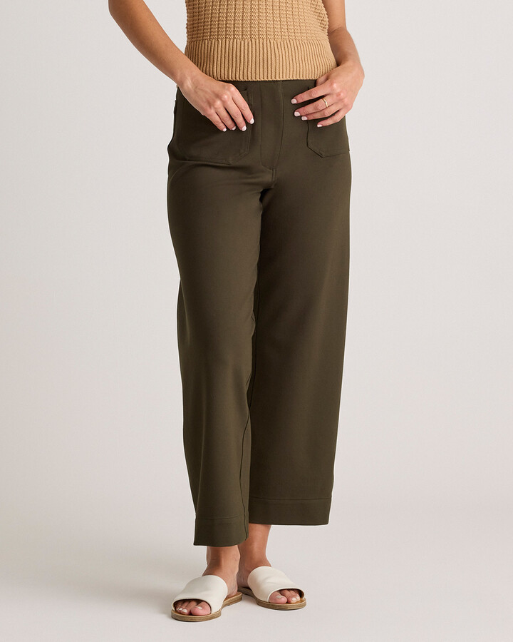 Olive Ponte Pant ShopStyle