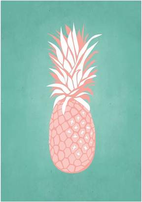 Americanflat Palm Sprints Pineapple Print Art, Print Only