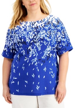 plus size macys tops