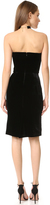 Thumbnail for your product : Cushnie Strapless Velvet Dress