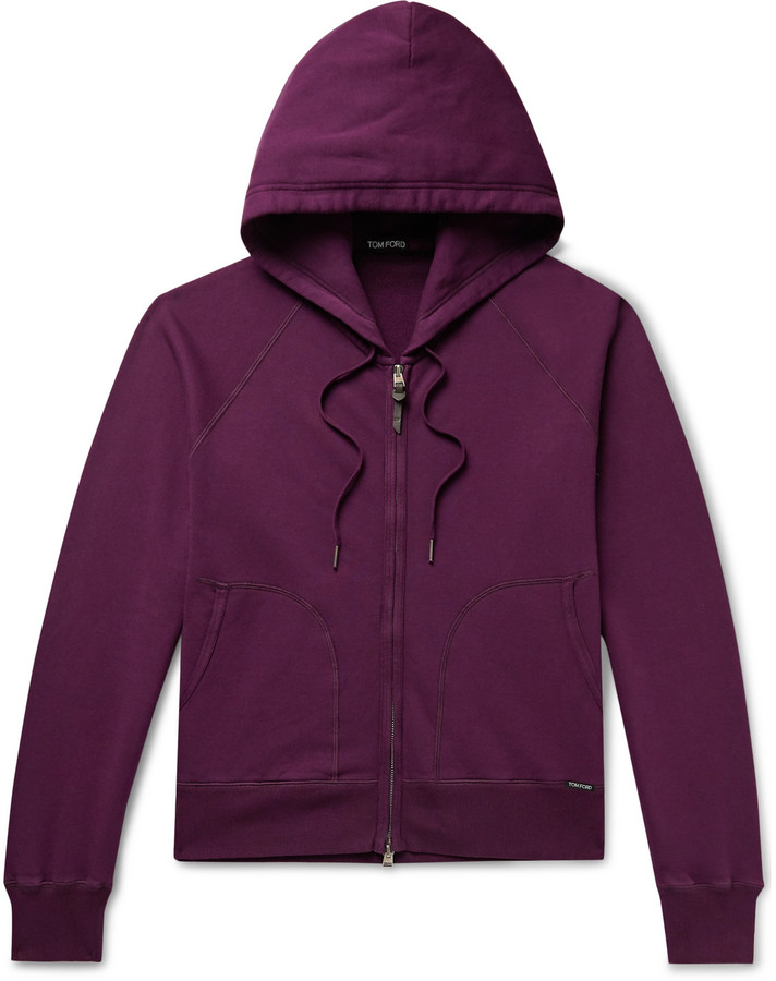 purple zip up fleece