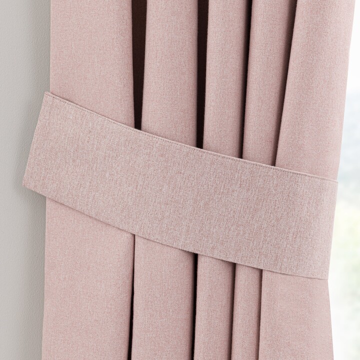 Dunelm Luna Blush Pencil Pleat Tieback Blush ShopStyle Curtains