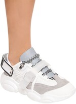 Thumbnail for your product : Moschino 30mm Mesh & Suede Sneakers