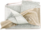 Thumbnail for your product : No.21 knotted glitter clutch - women - Leather/PVC - One Size