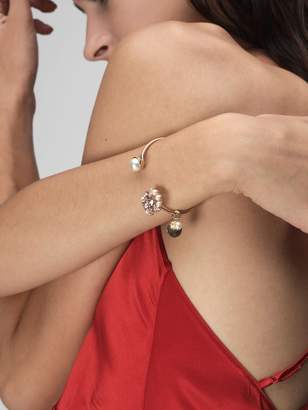 Anton Heunis Crystal Cluster Cuff Bangle Bracelet