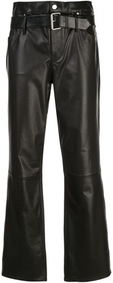 RtA Belted Straight Trousers