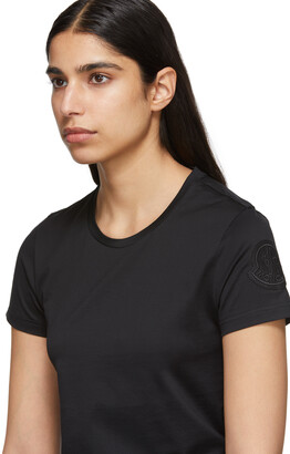 Moncler Black Tonal Logo T-Shirt