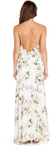 Thumbnail for your product : Haute Hippie Falling Petal Gown