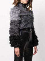 Thumbnail for your product : Mr & Mrs Italy x Audrey Tritto feather sleeve jacket