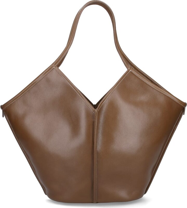 Hereu Alqueria straw & leather top handle bag - ShopStyle