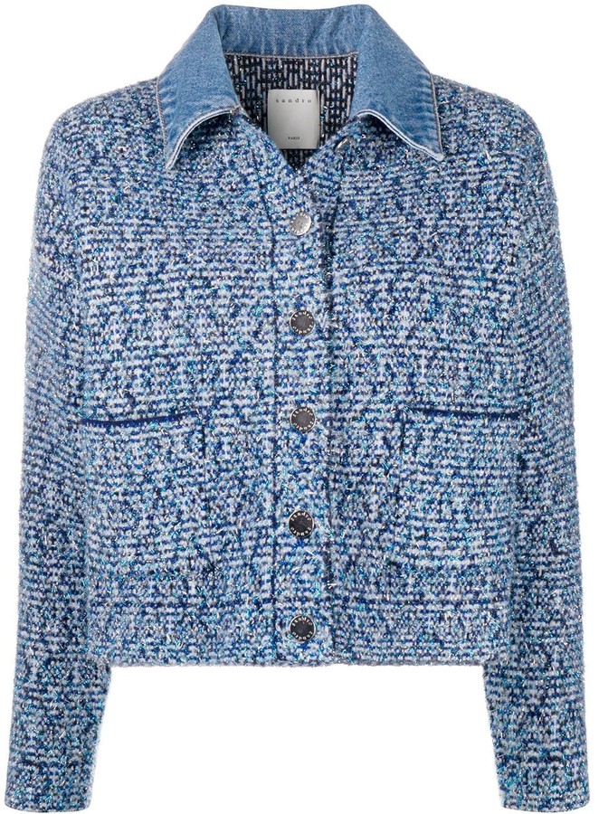 sandro jeans jacket