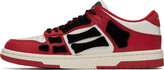 Thumbnail for your product : Amiri Red Skel Low-Top Sneakers