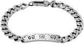 Thumbnail for your product : Gucci GucciGhost sterling silver chain bracelet